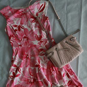 White House Black Market floral knee length dress